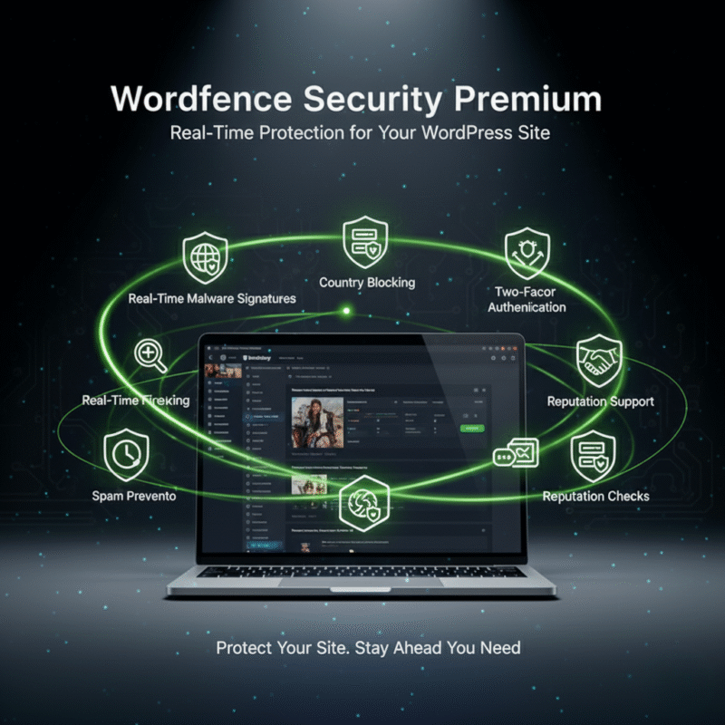 Wordfence Security Premium: Real-Time Protection for Your WordPress Site