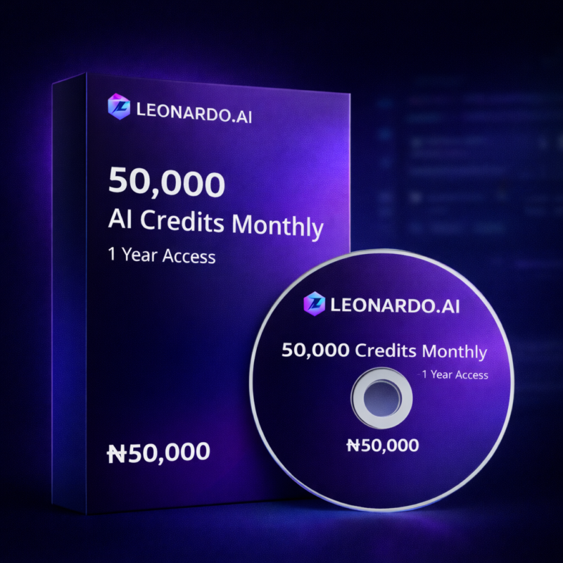 Leonardo AI Video and Image Generator (50000 AI Credits Monthly for A Year)